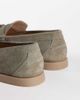 ASOS DESIGN ASOS DESIGN tassel loafers in khaki-green suede - 4