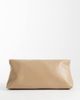 ASOS DESIGN ASOS DESIGN tassel zip top flap clutch in biscuit-Green - 4