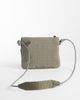 ASOS DESIGN ASOS DESIGN tech check crossbody bag in stone-NEUTRAL - 4