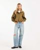 ASOS DESIGN ASOS DESIGN techy funnel neck drawstring hem sports jacket in olive-Green - 3