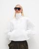 ASOS DESIGN ASOS DESIGN techy funnel neck drawstring hem sports jacket in white - 2