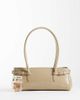 ASOS DESIGN ASOS DESIGN textured belted shoulder bag in stone-Purple - 2