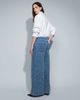 ASOS DESIGN ASOS DESIGN textured boucle wide leg jeans in mid blue - 2