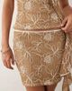 ASOS DESIGN ASOS DESIGN textured crochet mini skirt set in brown - 4