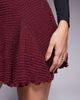 ASOS DESIGN ASOS DESIGN textured godet mini skirt in burgundy - 3