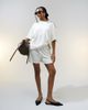 ASOS DESIGN ASOS DESIGN textured knit oversized t-shirt in cream-White - 2