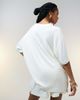 ASOS DESIGN ASOS DESIGN textured knit oversized t-shirt in cream-White - 4