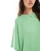 ASOS DESIGN ASOS DESIGN textured knit oversized t-shirt in green - 3