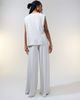 ASOS DESIGN ASOS DESIGN textured knit wide leg pants in stone - part of a set-Neutral - 4
