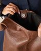 ASOS DESIGN ASOS DESIGN textured mid tote bag in chocolate-Brown - 3