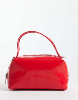 ASOS DESIGN ASOS DESIGN textured mini grab cross body bag with detachable strap in red