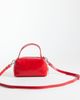ASOS DESIGN ASOS DESIGN textured mini grab cross body bag with detachable strap in red - 4