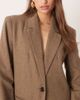 ASOS DESIGN ASOS DESIGN textured relaxed blazer in brown herringbone - 2