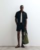 ASOS DESIGN ASOS DESIGN textured shorts in mid length in black - part of a set - 2