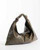 ASOS DESIGN ASOS DESIGN textured slouchy tote bag in khaki-Green - 4