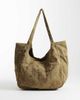 ASOS DESIGN ASOS DESIGN textured tote bag in green - 1