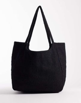 ASOS DESIGN ASOS DESIGN textured tote in black