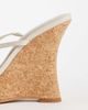 ASOS DESIGN ASOS DESIGN Tia skinny wedge sandals with sun detail in natural-Neutral - 4
