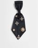 ASOS DESIGN ASOS DESIGN tie-clip in black with multi vintage charms-GOLD - 1