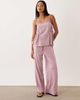 ASOS DESIGN ASOS DESIGN tie side pleat detail broderie tank top in washed lilac - part of a set-Purple - 2