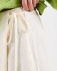 ASOS DESIGN ASOS DESIGN tie side wrap over linen skort in white - 2