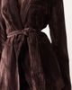 ASOS DESIGN ASOS DESIGN tie waist velvet blazer in chocolate - part of a set-Brown - 2