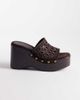 ASOS DESIGN ASOS DESIGN Tilly cut out wedges in chocolate-Brown - 1