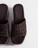 ASOS DESIGN ASOS DESIGN Tilly cut out wedges in chocolate-Brown - 2