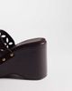 ASOS DESIGN ASOS DESIGN Tilly cut out wedges in chocolate-Brown - 3