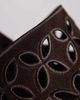ASOS DESIGN ASOS DESIGN Tilly cut out wedges in chocolate-Brown - 4