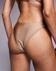 ASOS DESIGN ASOS DESIGN Tina resin ring bikini bottom in brown - 4