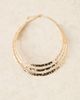 ASOS DESIGN ASOS DESIGN torque choker necklace with rows in hammered gold tone - 2