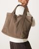 ASOS DESIGN ASOS DESIGN tote bag in brown-Green - 1