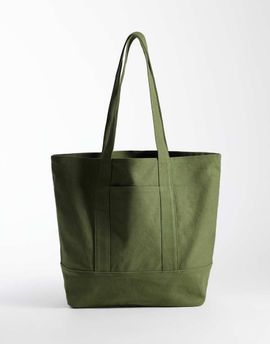 ASOS DESIGN ASOS DESIGN tote bag in khaki-Green