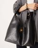 ASOS DESIGN ASOS DESIGN tote bag with lock detail in black - 1