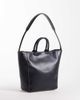ASOS DESIGN ASOS DESIGN tote with double handles and contrast stitching in black - 4