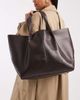 ASOS DESIGN ASOS DESIGN tote with panel detailing in chocolate-Brown - 1