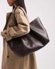ASOS DESIGN ASOS DESIGN tote with panel detailing in chocolate-Brown - 4