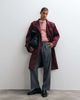 ASOS DESIGN ASOS DESIGN trench coat in burgundy-Red - 1
