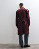 ASOS DESIGN ASOS DESIGN trench coat in burgundy-Red - 4