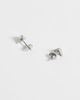 ASOS DESIGN ASOS DESIGN triangular pyramid stud earrings in silver - 4