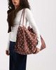 ASOS DESIGN ASOS DESIGN tubular handle canvas tote in polka dot print-Multi - 1