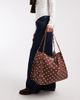 ASOS DESIGN ASOS DESIGN tubular handle canvas tote in polka dot print-Multi - 2