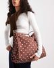 ASOS DESIGN ASOS DESIGN tubular handle canvas tote in polka dot print-Multi - 3