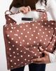 ASOS DESIGN ASOS DESIGN tubular handle canvas tote in polka dot print-Multi - 4