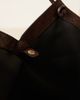 ASOS DESIGN ASOS DESIGN tubular handle vase tote bag in chocolate croc-Brown - 4
