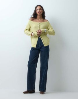 ASOS DESIGN ASOS DESIGN turn up barrel jeans in dark midwash blue