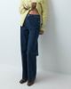 ASOS DESIGN ASOS DESIGN turn up barrel jeans in dark midwash blue - 4