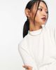 ASOS DESIGN ASOS DESIGN turtleneck crop top in cream-White - 4