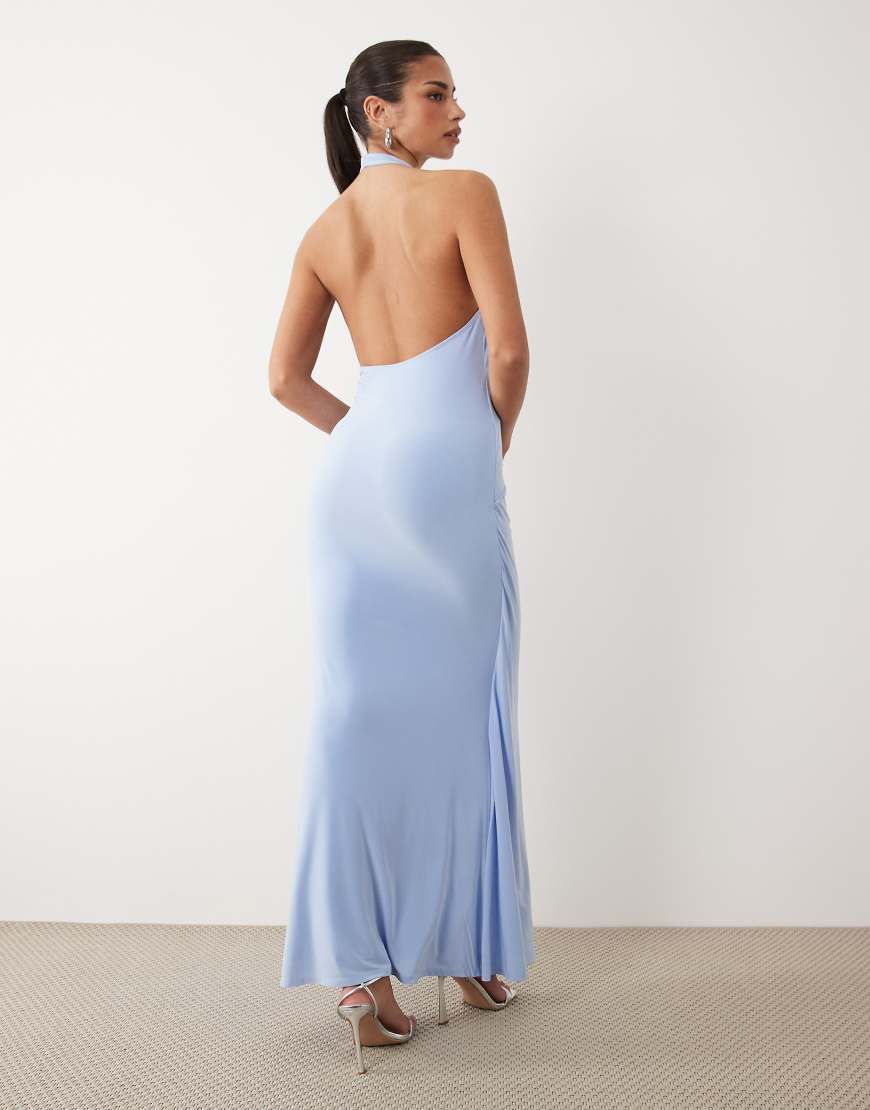 asos blue backless dress DESIGN dress-warehouse2426 making it a versatile “My VMA dress was Train Style:Built In 4-5ft Train (Pictured)